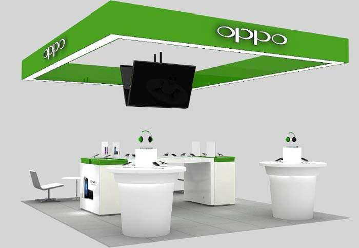 鄭州oppo智能手機(jī)體驗店裝修設(shè)計