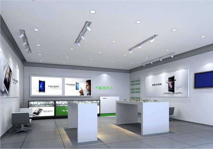鄭州oppo智能手機(jī)體驗店裝修設(shè)計