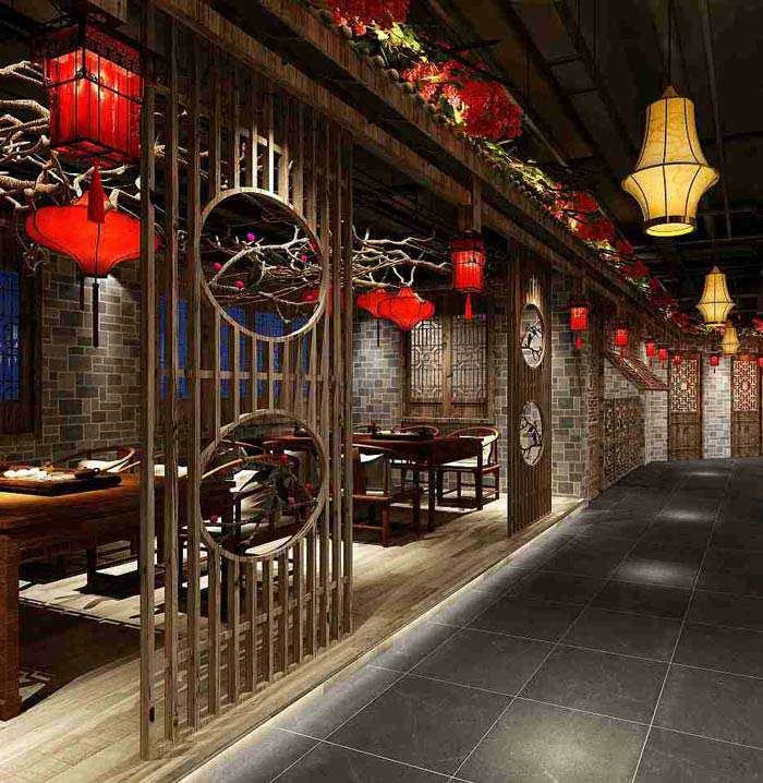 650平米中餐館裝修設(shè)計(jì)效果圖