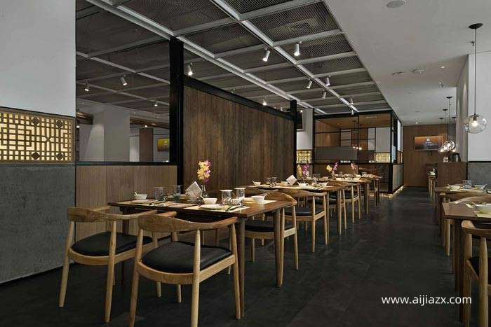 鄭州專業(yè)連鎖餐飲店設計，餐飲店風格布局色彩燈光設計