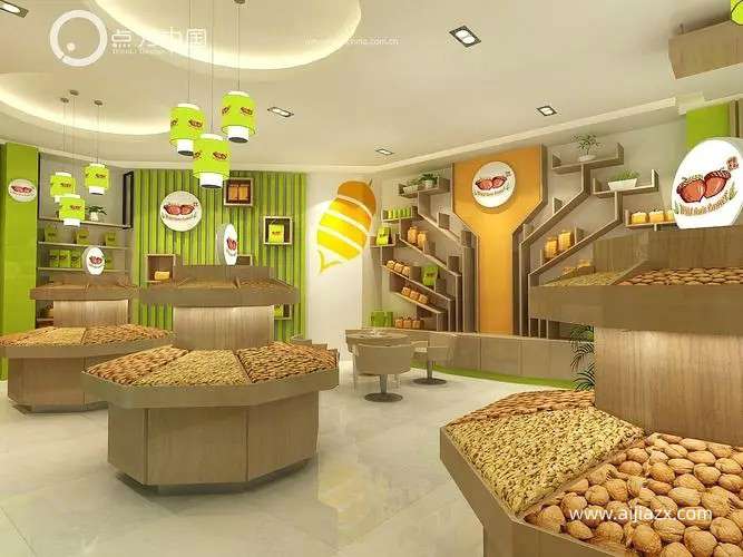 鄭州干果店設(shè)計，干果專賣店裝修設(shè)計要點(diǎn)