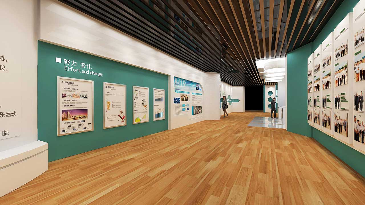 鄭州職業(yè)技術學院實訓教室展廳設計