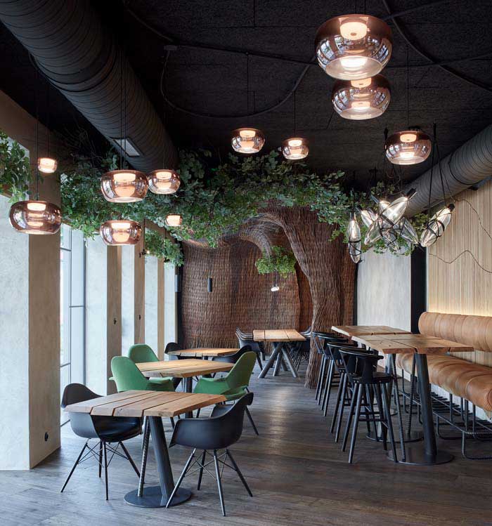 320m2鄭州金水區(qū)西餐廳設計效果圖
