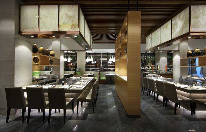 周口日式餐廳設(shè)計(jì)400m2裝修效果圖