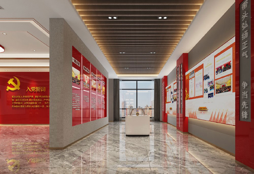 鄭州黨建展廳設(shè)計(jì)方案：傳承紅色精神，展現(xiàn)時(shí)代風(fēng)采