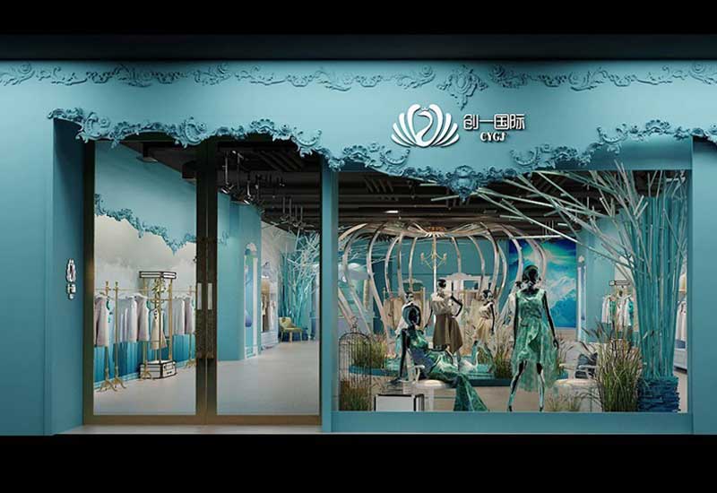 鄭州女裝店裝修設計效果圖與實際完工案例對比分析