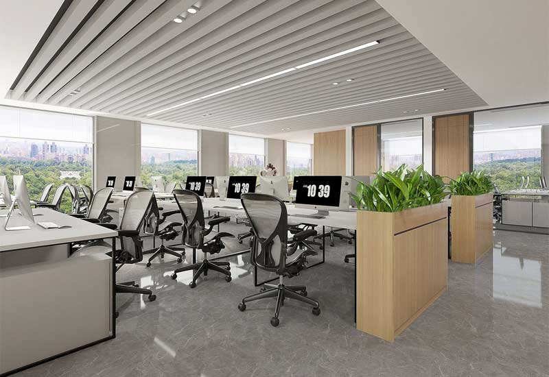 鄭州100㎡標準辦公室施工報價：常規(guī)布局及基礎(chǔ)材料成本