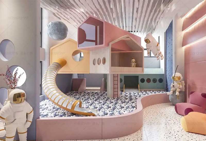 鄭州兒童樂園裝修設(shè)計:滑梯安全護(hù)欄設(shè)計與家長監(jiān)控區(qū)