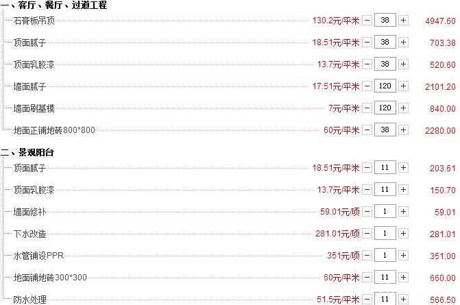 110平米簡單要多少錢？110平全包裝修預(yù)算清單（詳細(xì)價格）